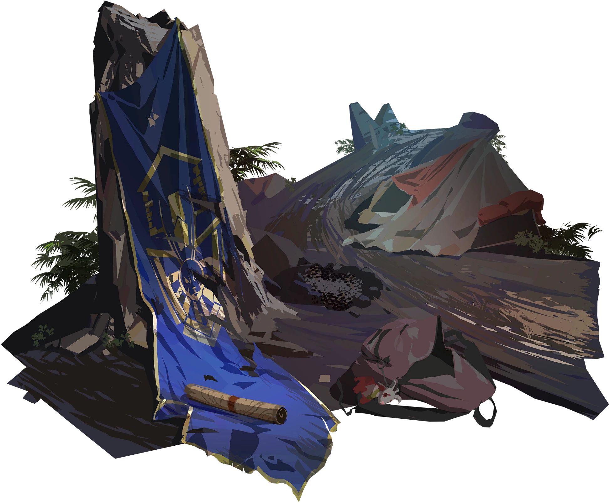 The Abandoned Camp event artwork in Guildrun