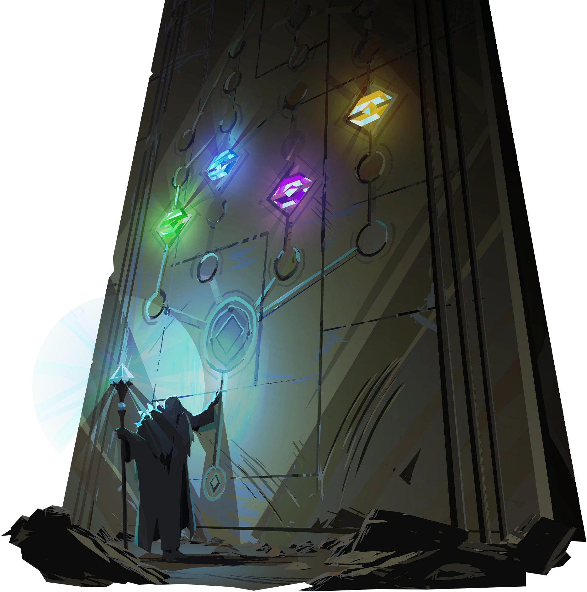 The Etched Path event artwork in Guildrun