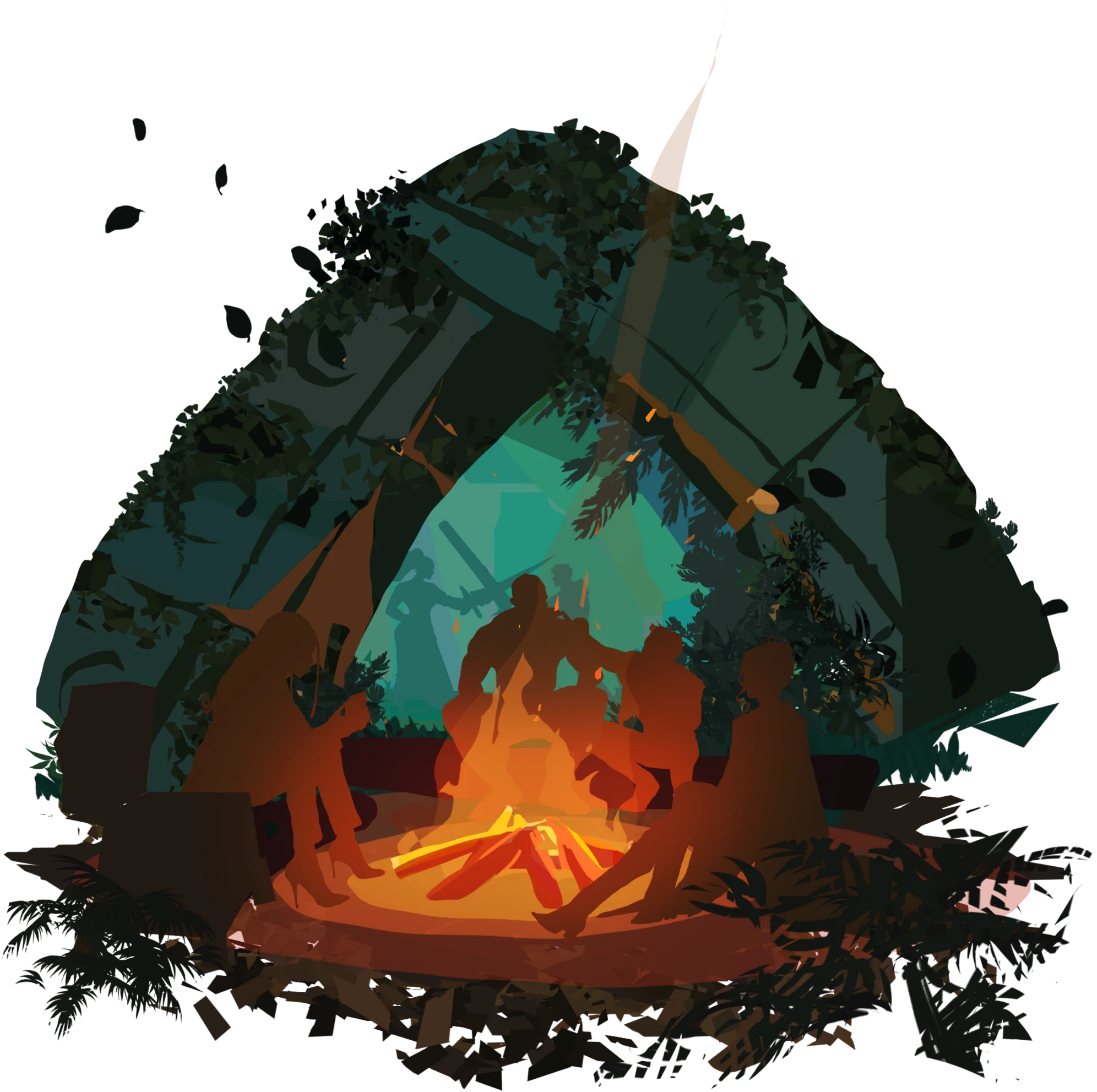 The Campfire event artwork in Guildrun