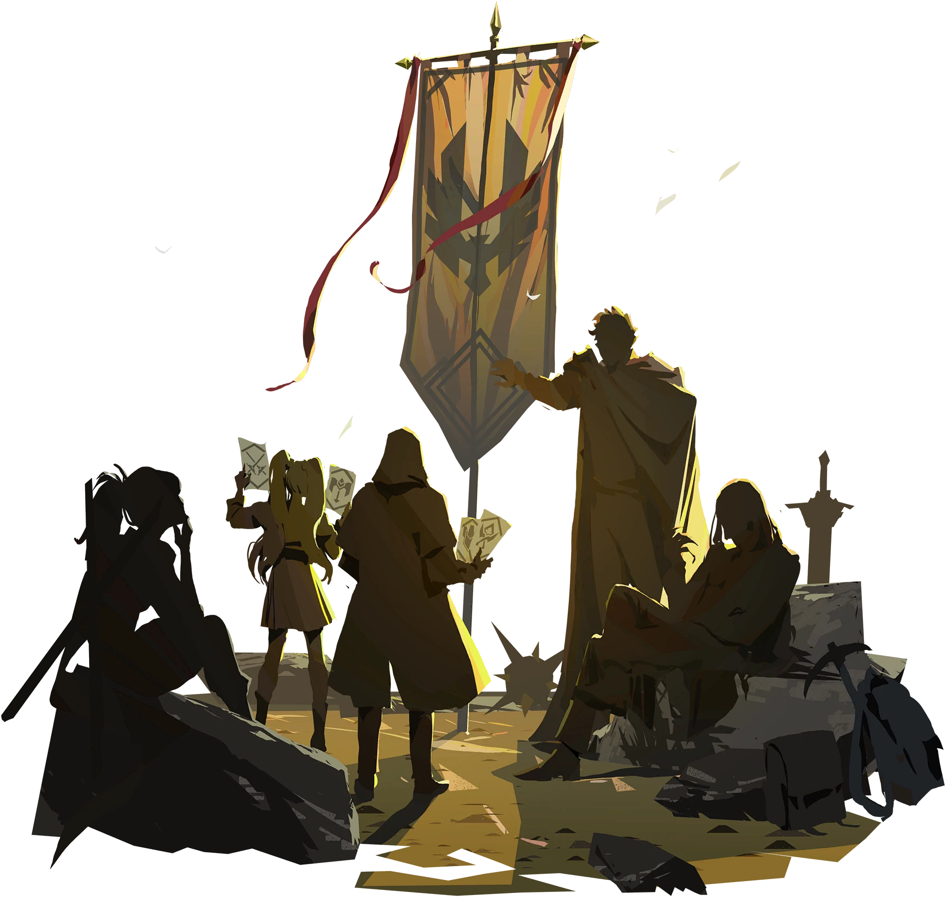 The Guild Banner event artwork in Guildrun