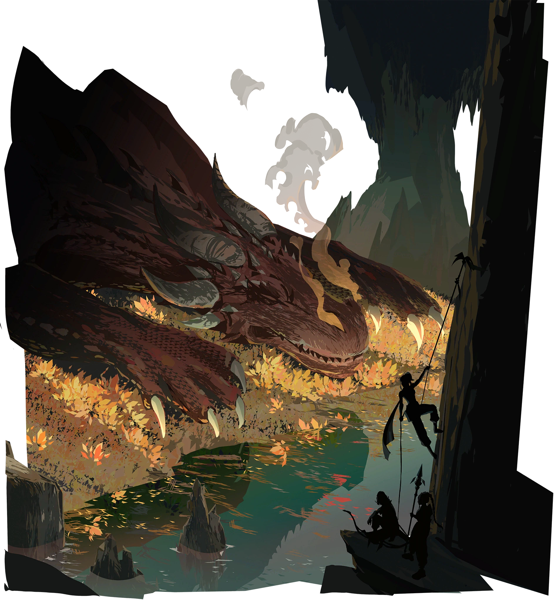 The Slumbering Monster event artwork in Guildrun