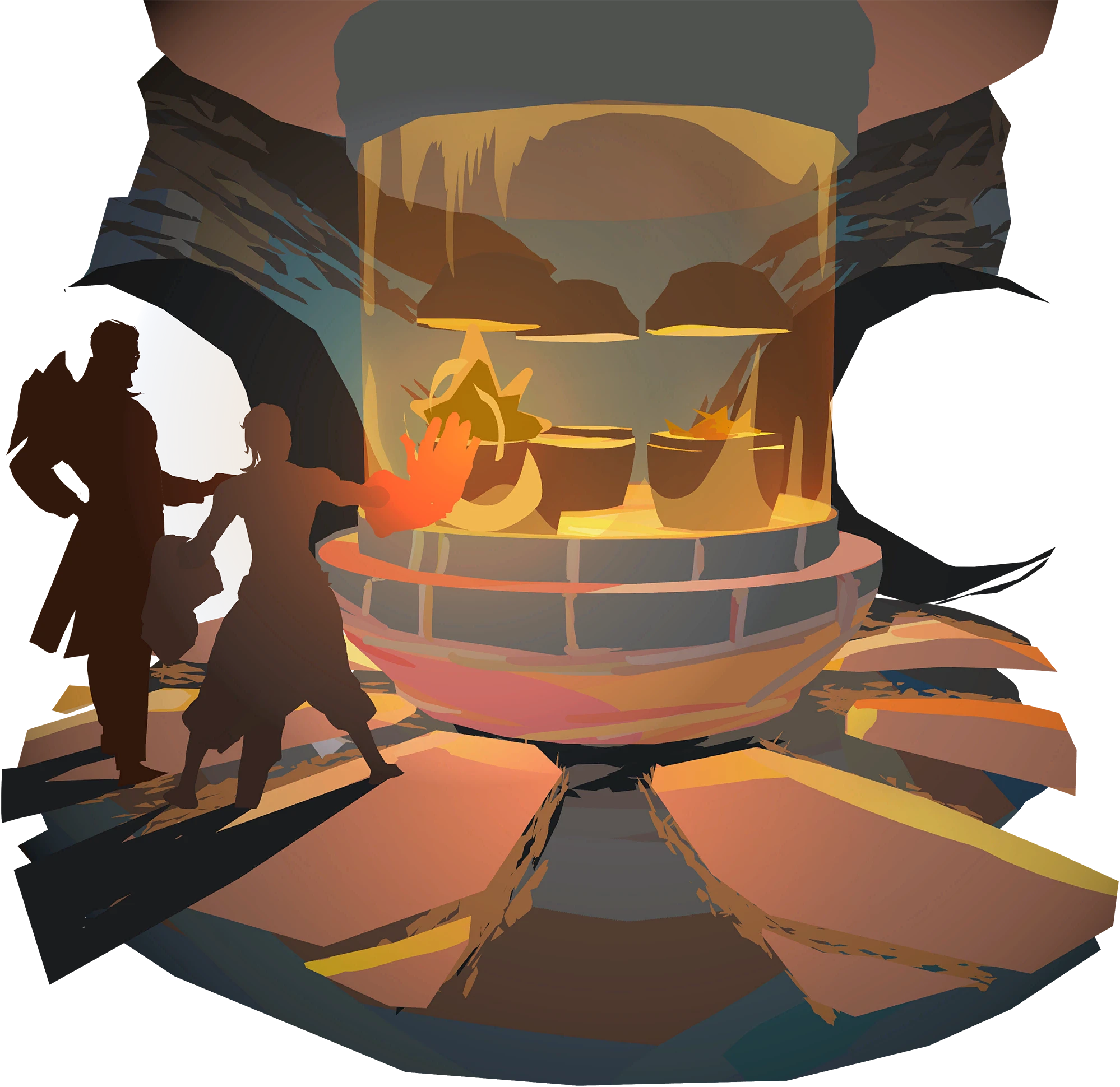The Three Urns event artwork in Guildrun
