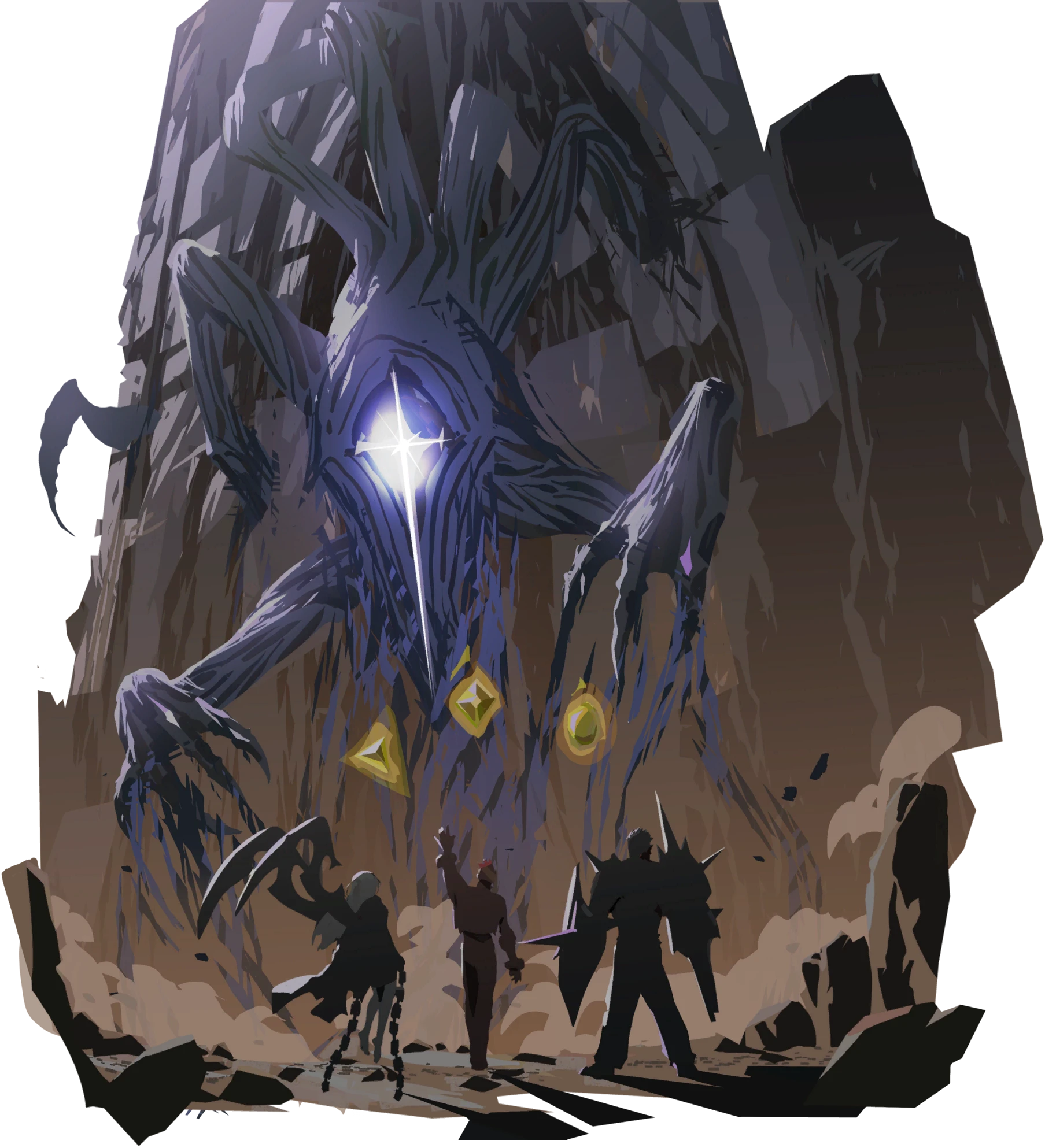 The Void Beast event artwork in Guildrun